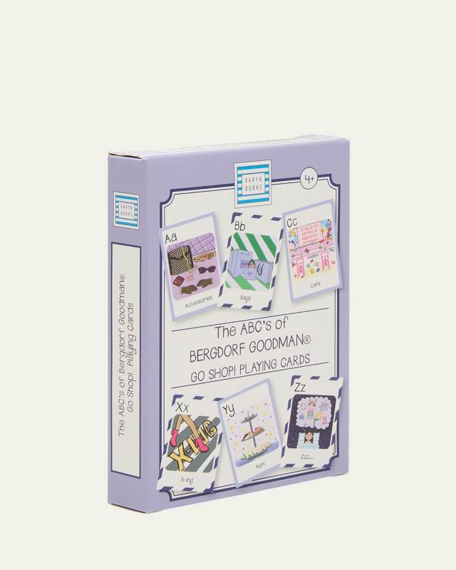 The ABCs of Bergdorf Goodman Go Shop Playing Cards